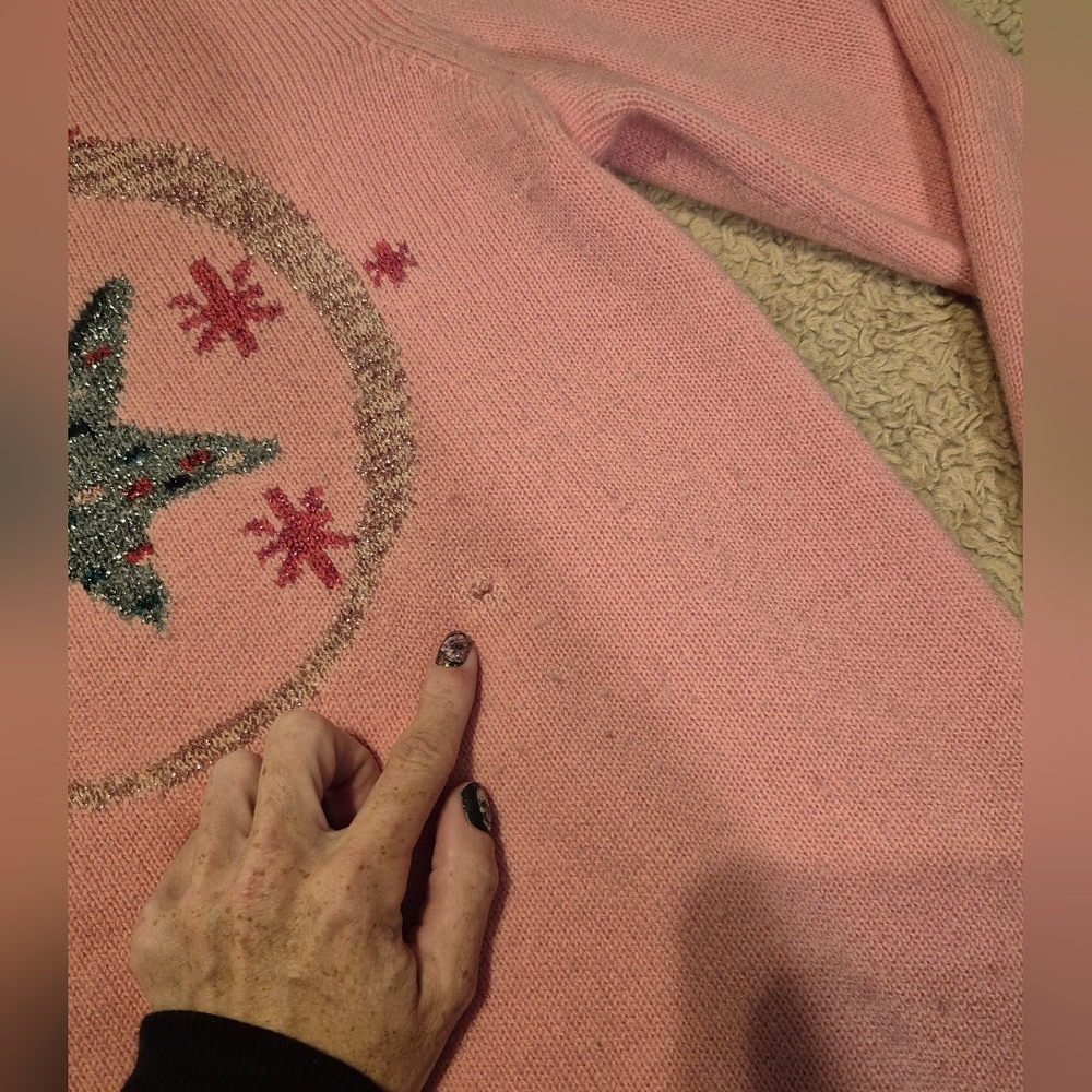 Coach Wizard of Oz Pink Glinda Wand Sweater XS - Picture 6 of 11